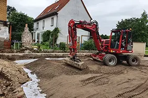 Bodenplatten vorbereitung